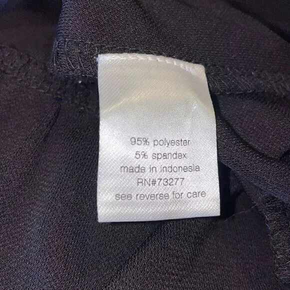 Elizabeth and James Black Smock Boho Style Long Sleeve Tunic Dress Size - Picture 5 of 6